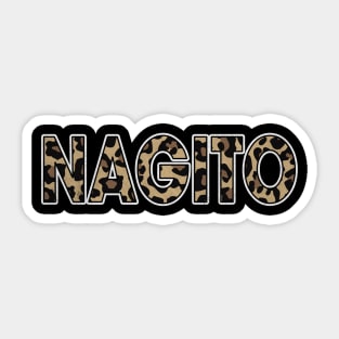 Awesome Proud Name Nagito Pattern Retro Anime Sticker